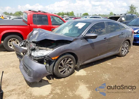 2017 Honda Civic Ex z USA, uszkodzony, nr VIN 19XFC2F75HE220612